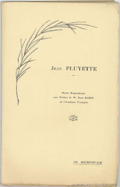 Pluyette Livre