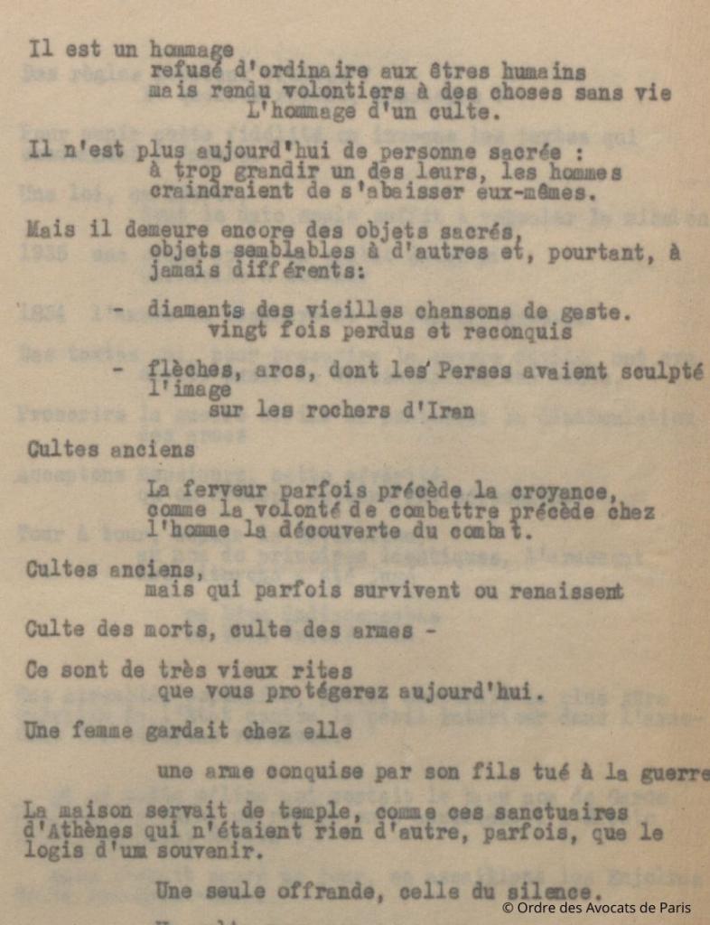 Gilbert Maroger discours de la conference du stage_1939