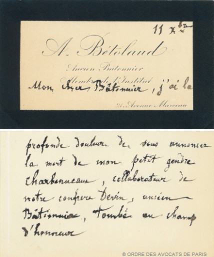 Charbonneaux carte