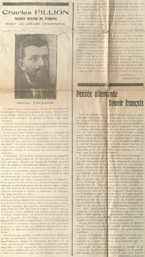 Fillon presse