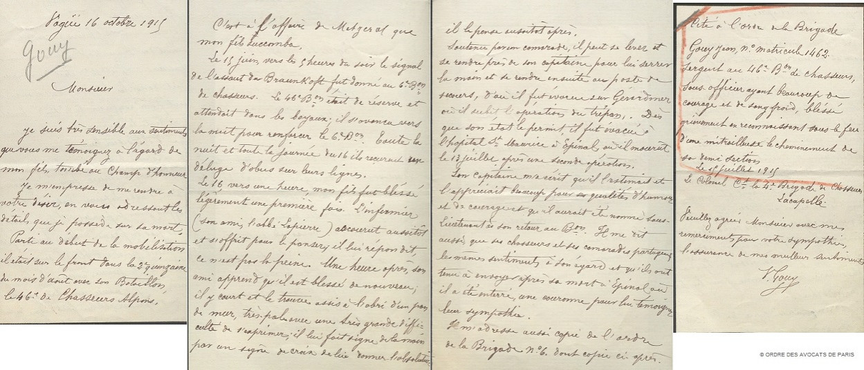 Gouy lettre du pere