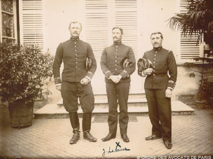 Ledreux avec officiers photo