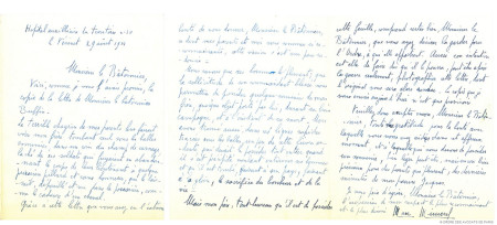 Mimerel lettre de son frere au batonnier