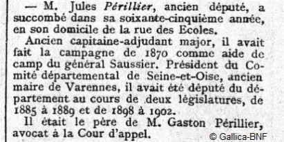 Perillier lefigaro 1915