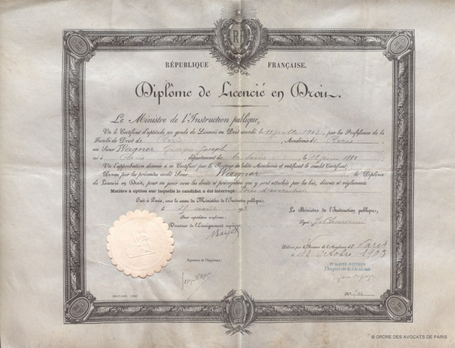 Wagner diplome