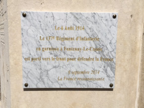 MOM Fontenay Bazire plaque 137 RI 1914