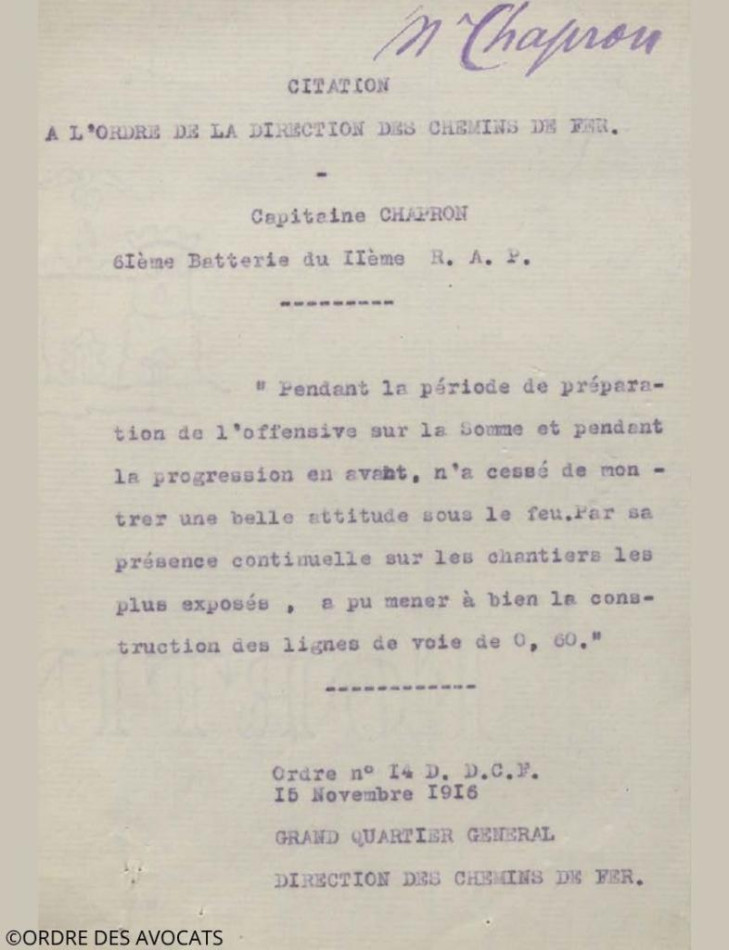 Chapron citation